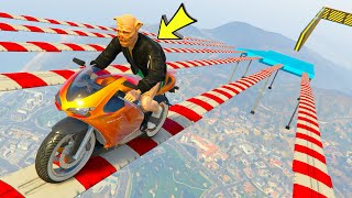 GTA 5 ONLINE 🐷 MOTO PARKOUR ESTREMO 4 GARE ASSURDE !!! 🐷GTA 5 ITA🐷 DAJE !!