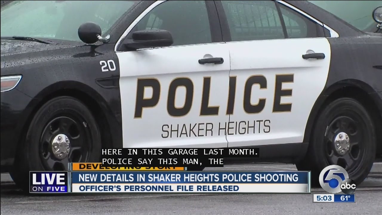 Personnel file released in Shaker Heights officerinvolved shooting