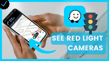 How to see red light cameras on the map in Waze?