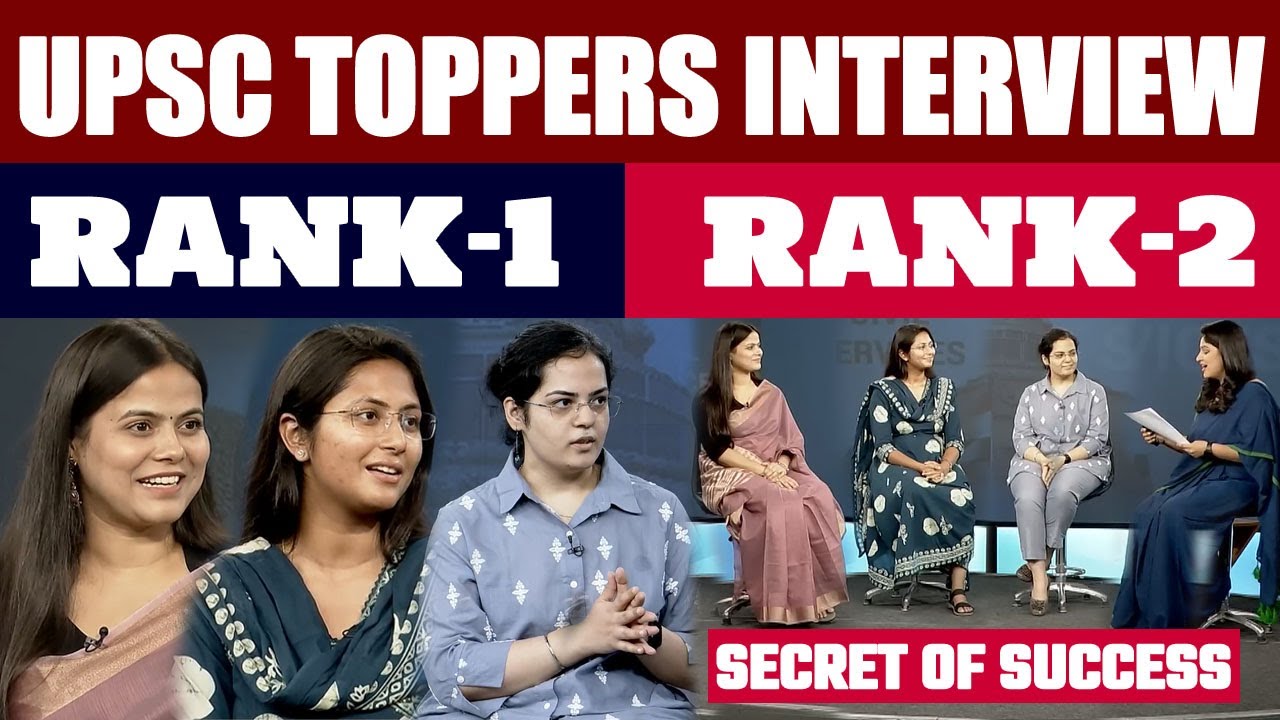 UPSC Topper 2025 Interview |AIR-1 |AIR-2 | upsc topper shakti dubey ...