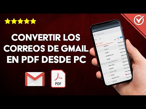 Cómo Descargar, Guardar y Convertir los Correos Electrónicos de Gmail en PDF en PC