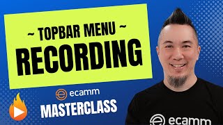 Understanding The Recording Tab In The Ecamm Live Top Bar Menu