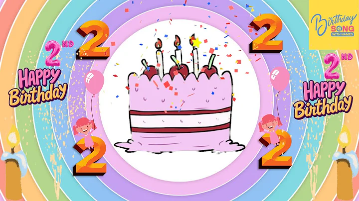 ⭐ Happy 2ND Birthday BABY 🎉 🎵 | Customized Birthday Song | Birthday Wishes & Music Video ⭐