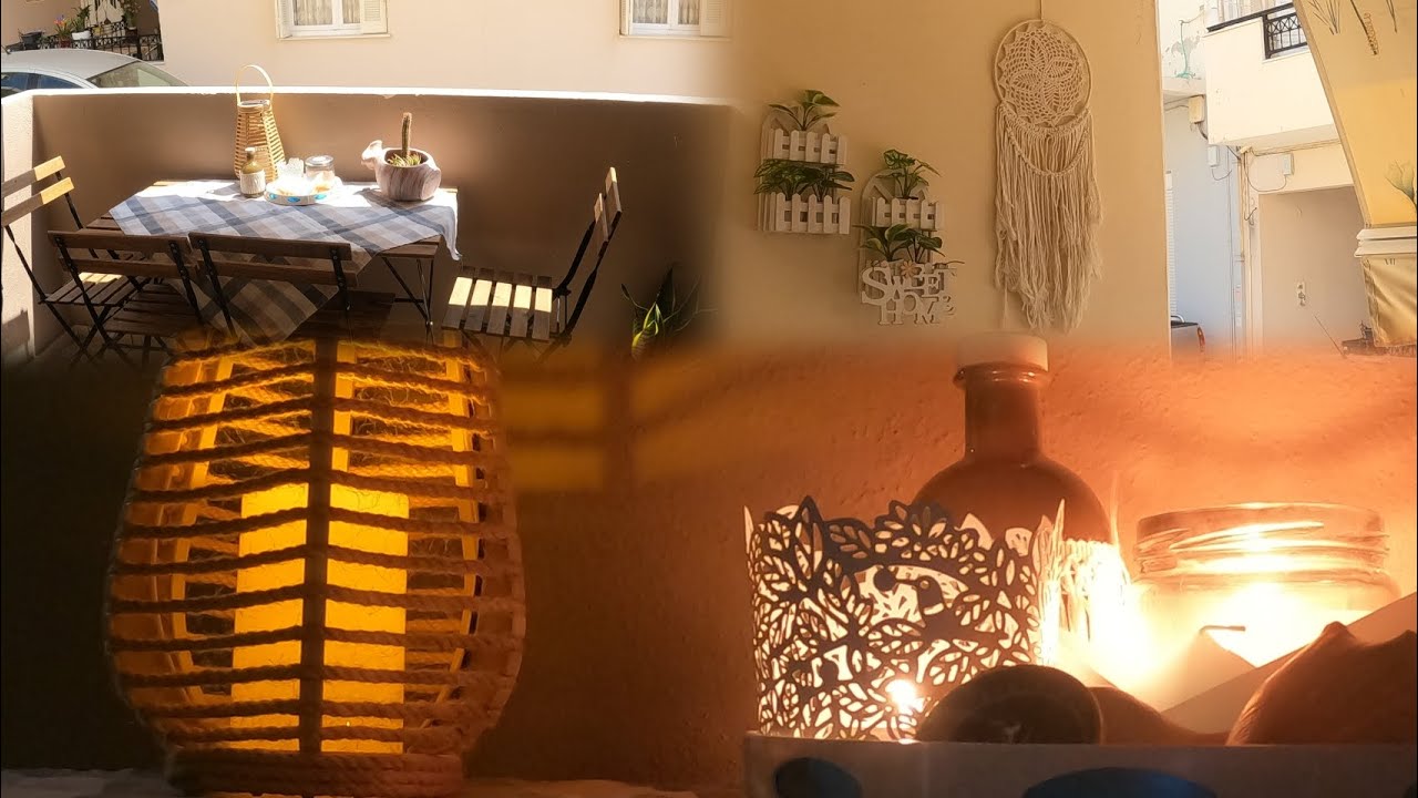 Έτοιμο το μπαλκόνι μας για ήρεμες καλοκαιρινές βραδιές! ||Eva's everyday life 💙