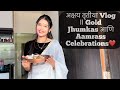   vlog  gold jhumkas  aamrasscelebration