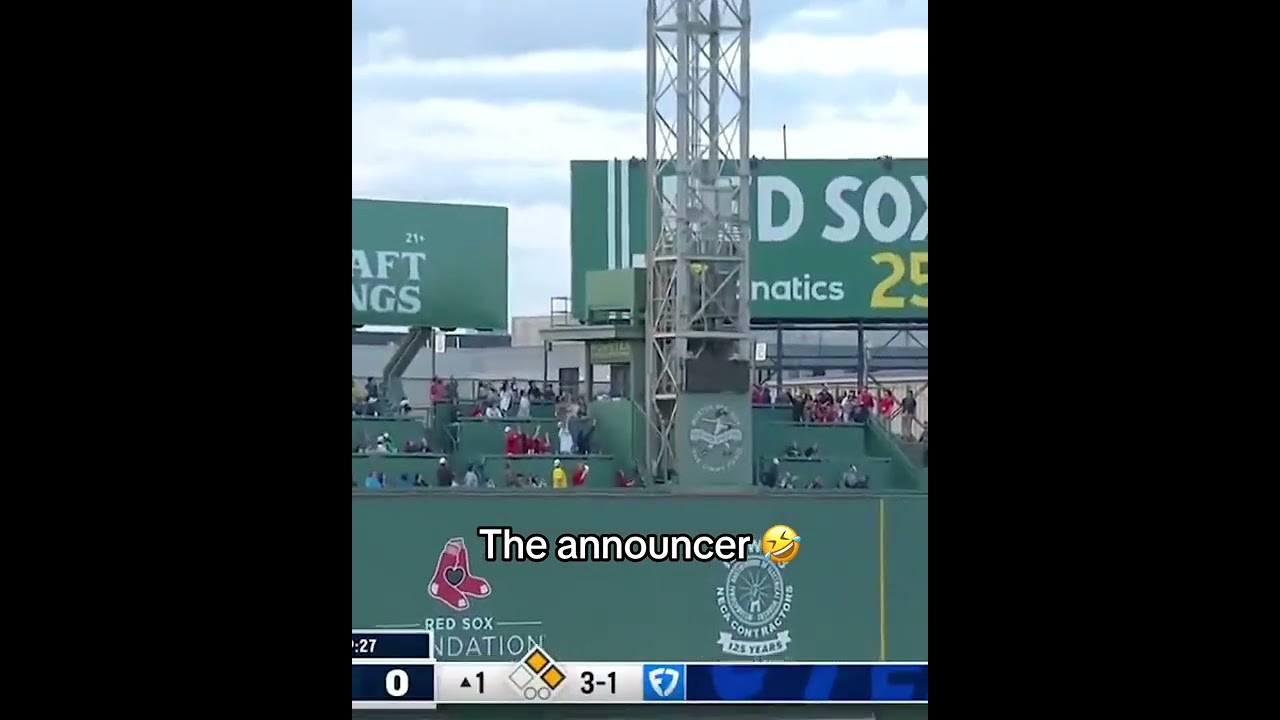 The Angels announcer's reaction to Mike Trout's HR 😂