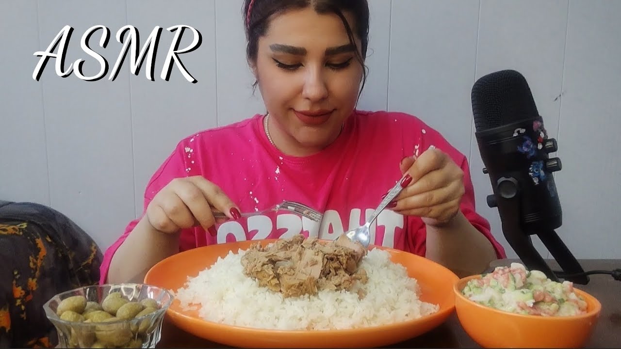 Delicious Tuna, Rice & Cucumber Salad Mukbang | Eating Show🐟