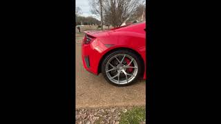 Acura NSX REDSTAR downpipes sound clip