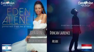 Mashup: Eden Alene - Savior In The Sound and Duncan Laurence - Arcade [ESC 2020 🇮🇱] [ESC 2019 🇳🇱]