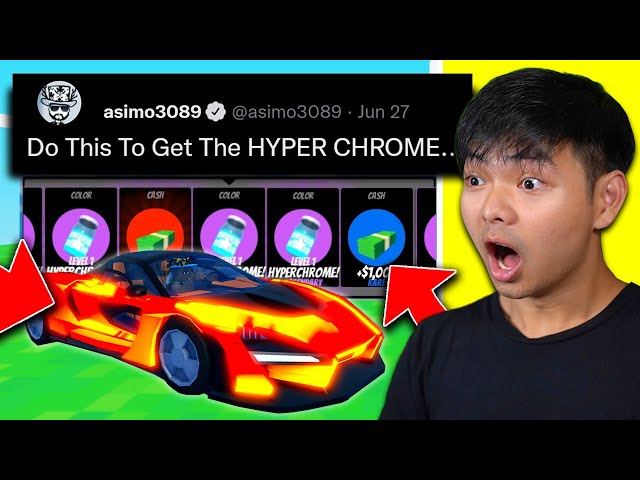 GREEN Hyper Chrome Level 5 💎CLEAN • CHEAP • FAST DELIVERY🍌 Roblox  Jailbreak
