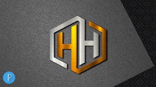 professional ''HH'' 3D logo design on android mobile, Pixellab tutorial [[ASRAFUL ART]] screenshot 3