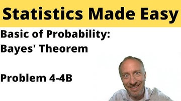 Statistics - Module 4  - Bayes Theorem - Problem 4-4B
