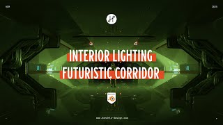 How to design a futuristic Corridor - Concept Art Tutorial