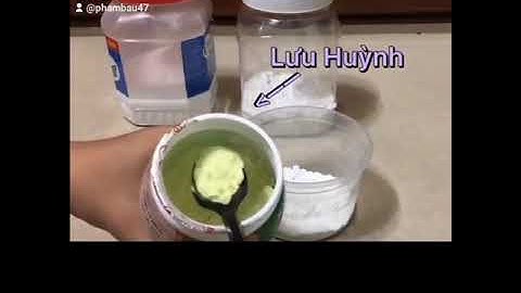 công thức làm thuốc nổ trắng