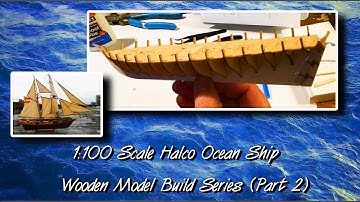 Wooden ship model build  1:100 Scale (Part - 2 The Keel The Bulkheads the Main Deck and the Rudder)
