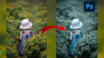 Color Grading | Dark Blue Cyan Effect | Photoshop Tutorial | Photoshop CC 2019