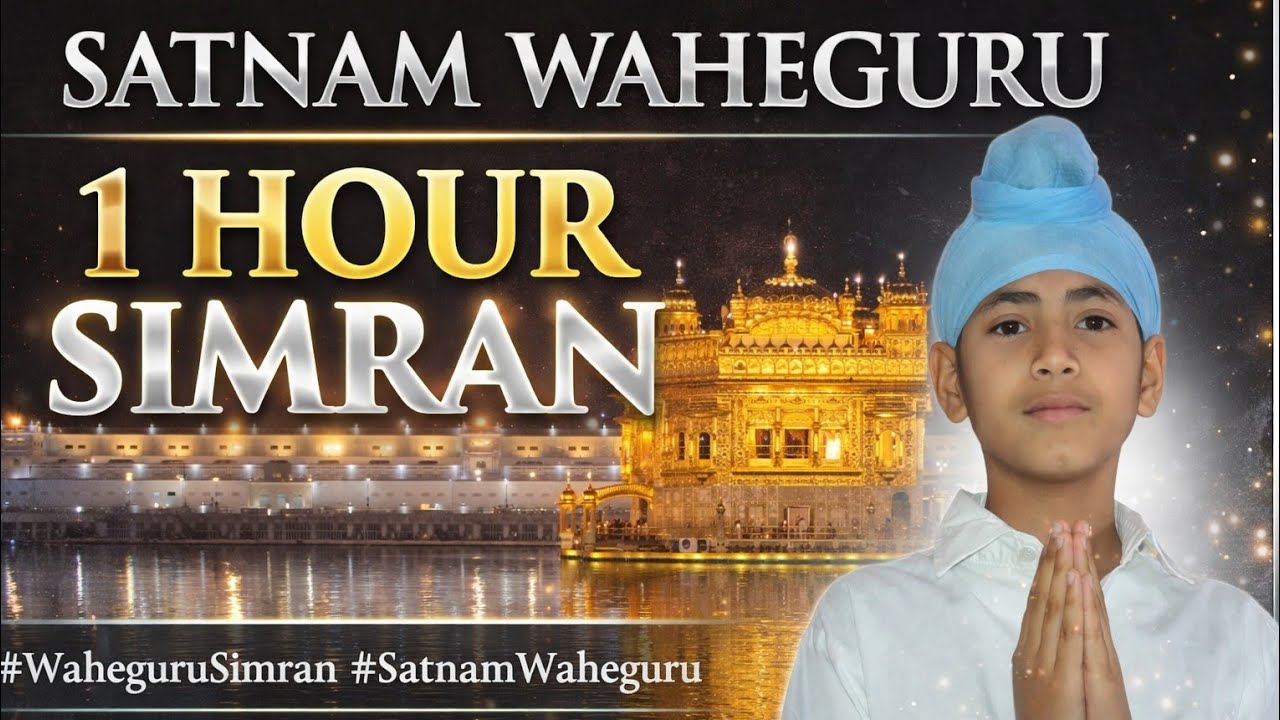 Satnam Waheguru Simran 1 Hour | Shanti Wala Jaap | Morning Meditation | Gurbani Simran”