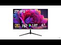 Review Gawfolk 27” 2K IPS Monitor – QHD 75Hz, 1ms, 100% sRGB, Adaptive Sync Display