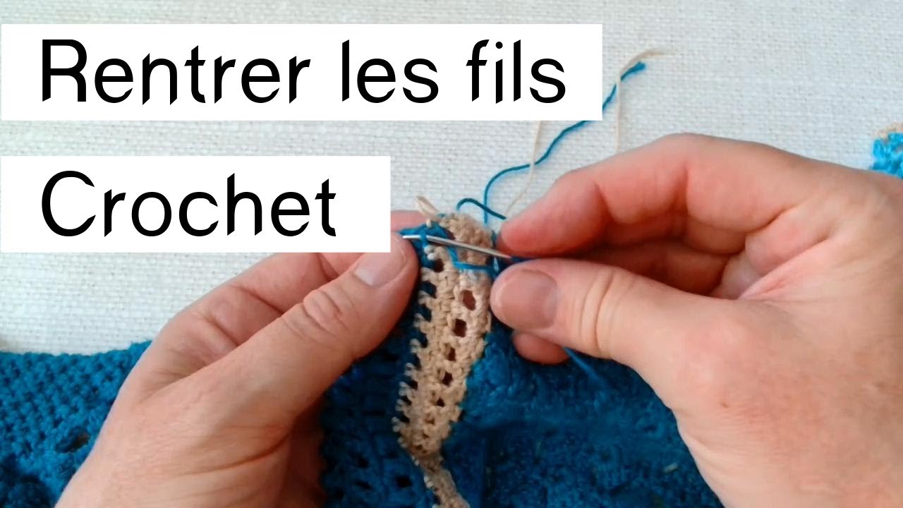 Vidéo crochet apprendre à rentrer les fils — WoolKiss