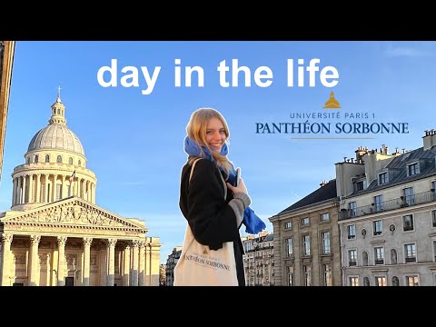 Day in the Life as a Sorbonne Panthéon student - lectures, tutorials, coffee and socials in Paris thumbnail