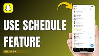 How To Use Snapchat Scheduler Feature 2026 !