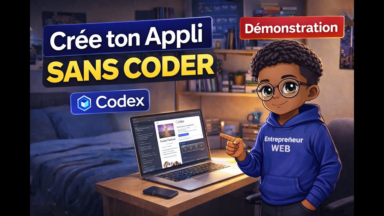Crée ton Appli SANS CODER en 10 minutes (Démonstration Codex) - YouTube