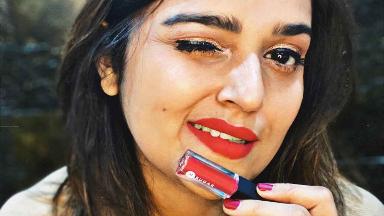 SUGAR MINI LIPSTICKS 👄|SMUDGE ME NOT|SWATCHES|NIMISHA CHANNAR