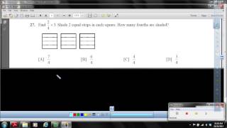 Objective 61   Multiply a proper fraction by a whole number using a model