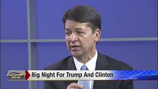 Big nights for Trump, Clinton