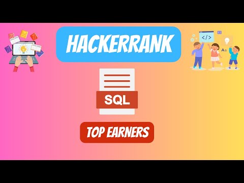HackerRank SQL Solution || #33 Top Earners || #youtubevideo