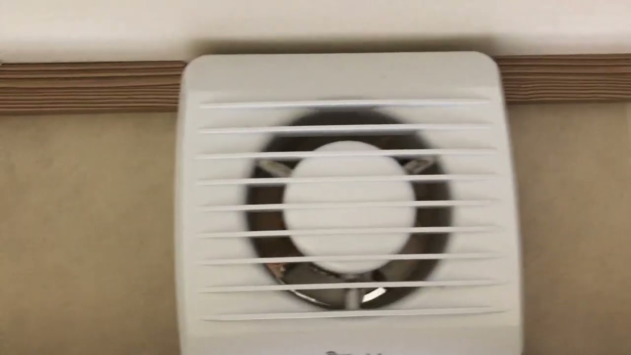 Broken xpleair extractor fan in our caravan shower room