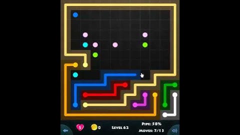 flow game facebook - jumbo pack level 62 Connect the dots