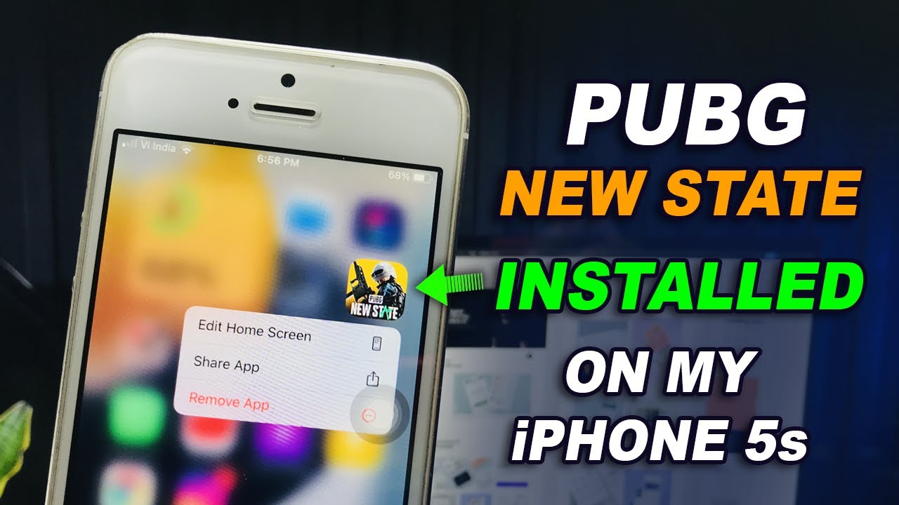 I Successfully Installed PUBG New State on My iPhone 5s on iOS 12.5.5