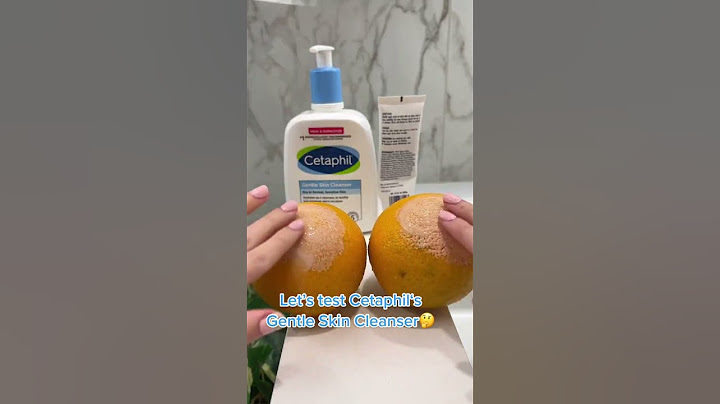 Testing the Cetaphil Gentle Skin Cleanser 🍊