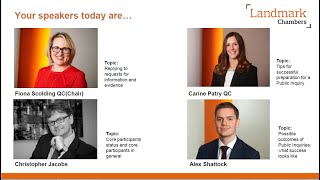 Public Inquiry - Webinar