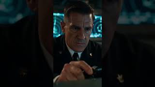 A Military Submarine Passes Through a School of Silver Fish | Cinematic Underwater Scene