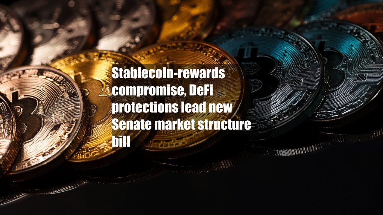 Stablecoin-rewards compromise, DeFi protections lead new Senate market structure bill