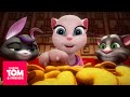 Here come the super friends  talking tom  friends cartoon collection