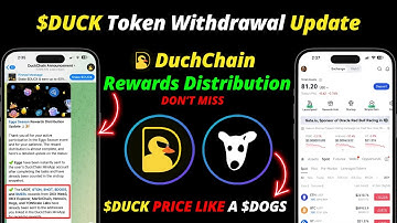 $DUCK Token Withdrawal OPEN | DuckChain Airdrop Listing Date & Exchange | $DUCK Token Price |