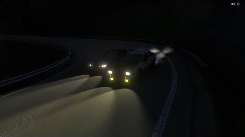 Initial D Unity Replay Showcase: Belgian Problem vs Itsuki (Tsuchisaka)