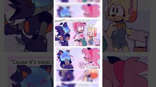 Chaos Sonic compliments Amy Rose  #meme #sonicthehedgehog #amyrose  #amy #cream  #sonic