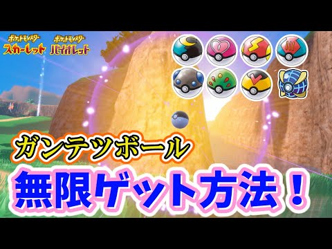 【ポケモンSV】ガンテツボールが無限ゲット出来る方法！