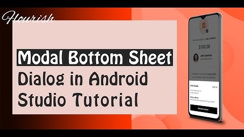 Step by step guide of Android Working with Bottom Sheet Tutorial