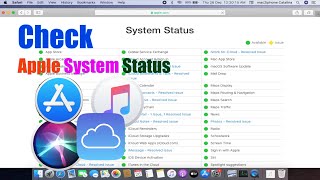 iCloud, Apps Store, Siri not working? Check Apple System Status