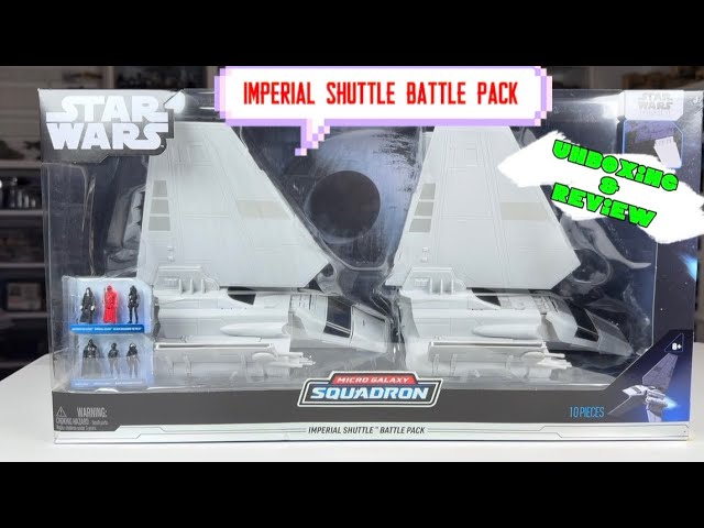 Star Wars Micro Galaxy Squadron Imperial Shuttle Battle Pack Toy