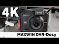 【4Kドラレコ】4K画質がめっちゃ綺麗！MAXWINドライブレコーダー DVR-D019