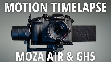 Moza Air Gimbal and GH5 Motion Timelapse Tutorial