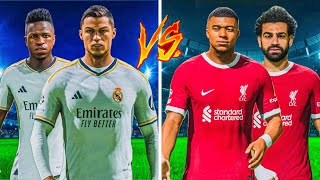 FC 24😱| Ronaldo & Vinicius Jr vs Mbappe & Salah - Who Would Win - UCL FINAL?