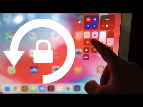 How to Unlock & Lock Screen Rotation on iPad | iPad mini , iPad Pro, iPad Air