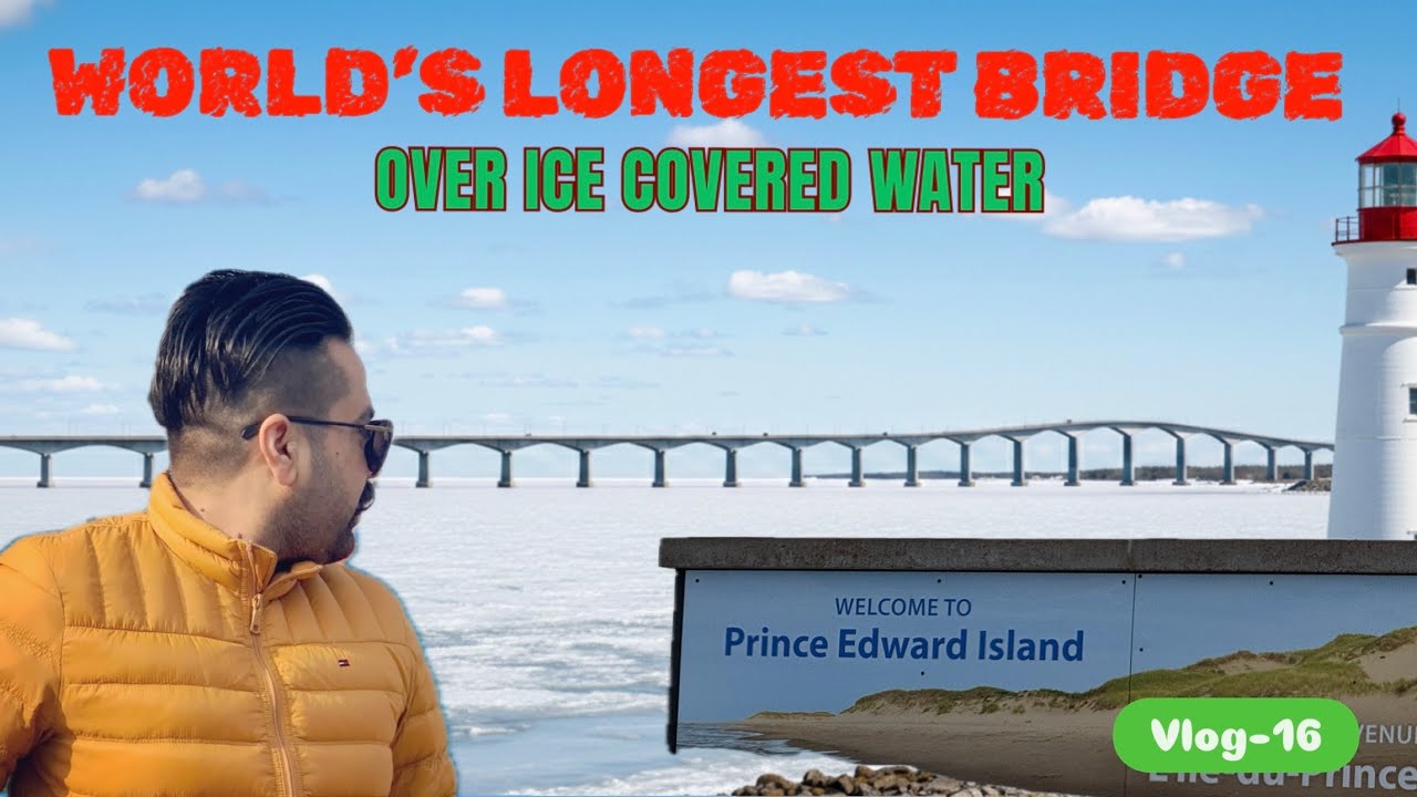 Dangerous Goods Across the Confederation Bridge! 🌉 | Desi Canadian Trucker#truckesvlogs #punjabi 